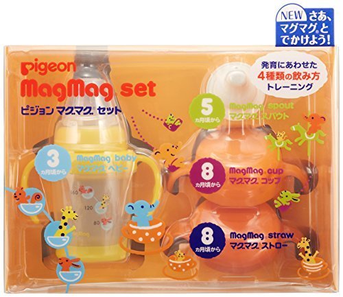 ピジョン Pigeon マグマグ セット 3ヵ月頃から 発達にあわせた4種類の飲み方トレーニング,ベビーマグ,おすすめ,選び方