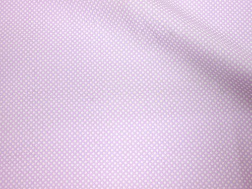 LECIEN (ルシアン) Color Basic 1mm ドット シーチング 生地 綿100% 約110cm巾×1mカット col.PU パープル 4503,ランチマット,手作り,