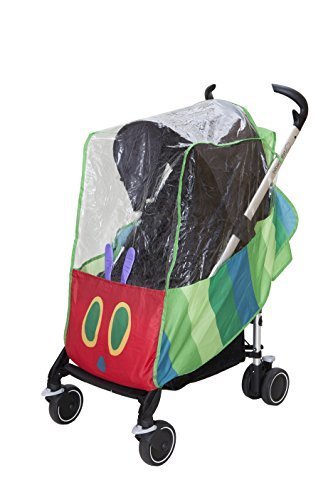 日本育児 はらぺこあおむし ベビーカー レインカバー 前面にジッパー付き,ベビーカー ,レインカバー,
