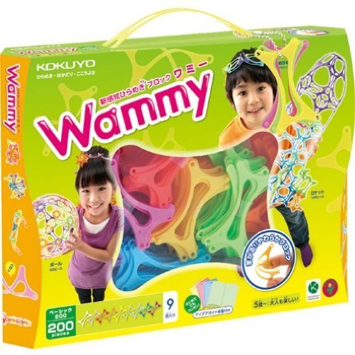 ワミー (Wammy) ベーシック200 9色 200ピース KCT-BC112,おもちゃ,ブロック,