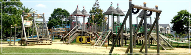 西岸中央公園,アスレチック,静岡,