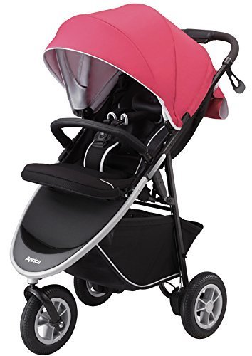 アップリカ(Aprica) 3輪 ハイシート ベビーカー Smooove AC スムーヴ ピンク PK 2024032,三輪ベビーカー,人気,