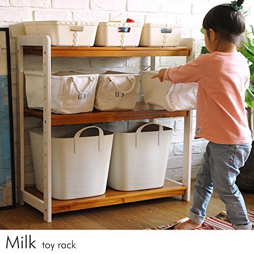 こどもと暮らしオリジナル Milk お片付けラック,子供服,収納,