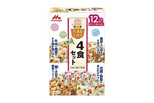 森永ベビーフード 大満足ごはん 人気の4食セット G-N2 12ヶ月頃から,離乳食,チャーハン,
