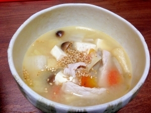 我が家の豚汁~たっぷり野菜がとれる栄養満点~,離乳食,ごぼう,