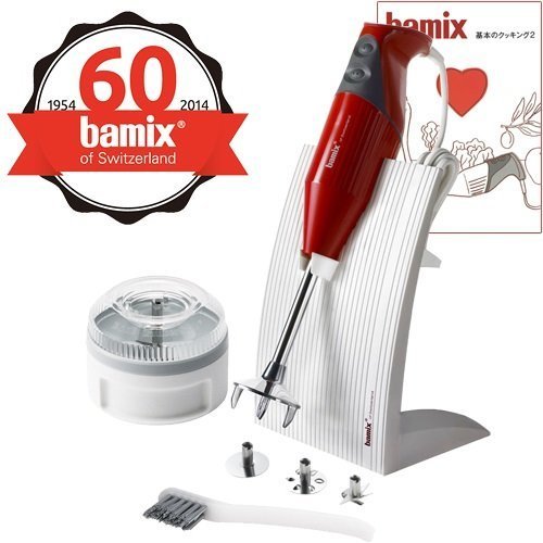 bamix(バーミックス)M300 60周年 ベーシックセット レッド M300BSRD,離乳食,ブレンダー,