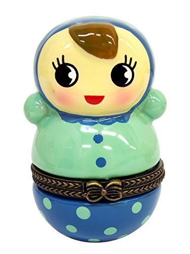 ポタリーミニケース (ドール×乳歯ケース×ブルー) MIPODTBL,乳歯,保存,ケース