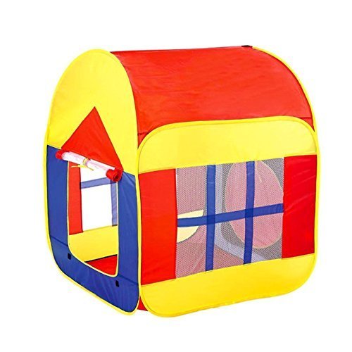 BATTOPキッズテント 室内 屋外 1 ~ 7歳の子ども知育玩具 ゲームハウス 収納バッグ付き 両とびら型テント,おもちゃ,1歳,