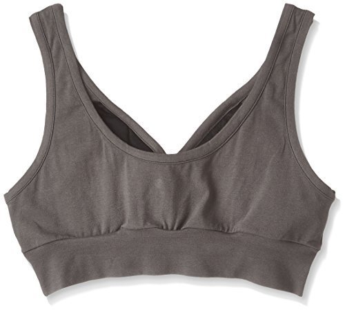 ママと赤ちゃんのために考え抜かれた授乳用ブラジャー「モーハウスブラ」 (L, チャコール),マタニティーブラジャー,