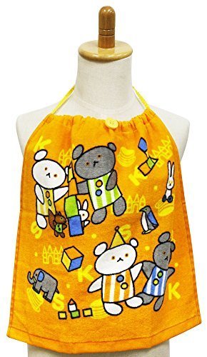 お食事エプロン こぐまちゃん おりこうタオル たのしいね 34×35cm WG455500,赤ちゃん,タオル,