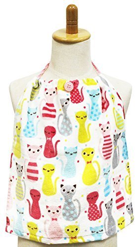 お食事エプロン 抗菌加工 おりこうタオル プリッシーキャット 34×35cm WG454500,赤ちゃん,タオル,
