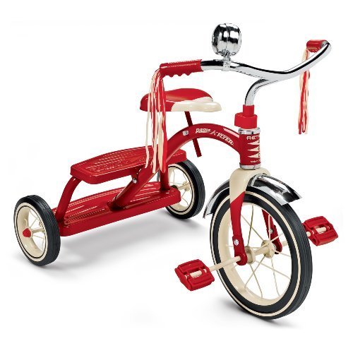 RADIO FRYER (ラジオフライヤー) クラシックレッドトライク Classic Red Dual Deck Trike,三輪車,人気,