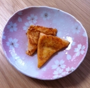 離乳食後期♪トマト味のフレンチトースト☆ ,離乳食,フレンチトースト,