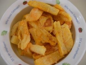 ★離乳食後期★手づかみ人参入りフレンチトースト,離乳食,フレンチトースト,