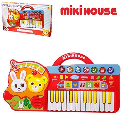 MIKIHOUSE(ミキハウス)トゥインクルキーボード 3歳くらいから,---,おもちゃ,ピアノ,