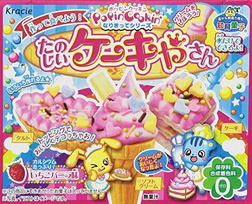 たのしいケーキやさん イチゴバニラ味 5個入 Box (食玩),知育菓子,
