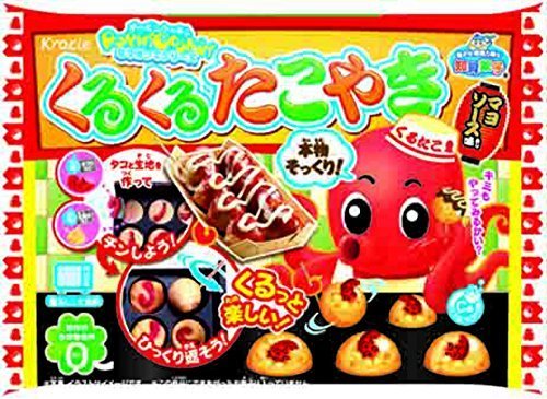くるくるたこやき 10個入BOX (食玩・知育菓子),知育菓子,