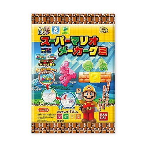 つくるおやつ スーパーマリオメーカーグミ 6個入 食玩・手作り菓子(スーパーマリオ),知育菓子,