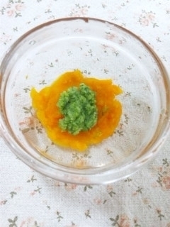 【離乳食初期】南瓜&ブロッコリー,離乳食,ブロッコリー,