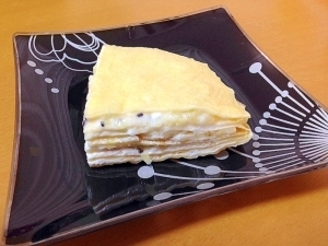 きな粉ミルクレープ(・Д・)ノ1歳児用,離乳食,パンケーキ,