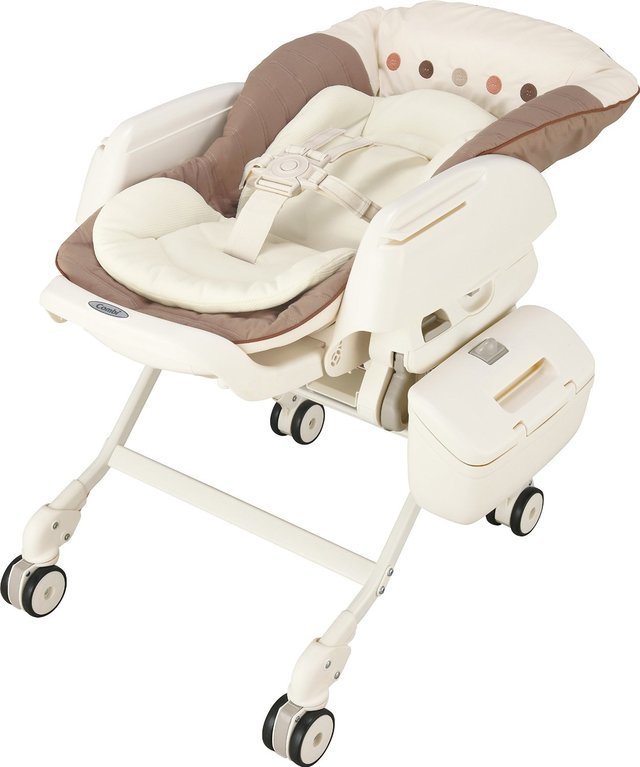 コンビ Combi ハイローベットチェアー ネムリラ AUTO SWING エッグショック BE ココアブラウン (新生児~4歳頃対象) サイレントスウィング機能搭載,二人目 ,出産,必需品