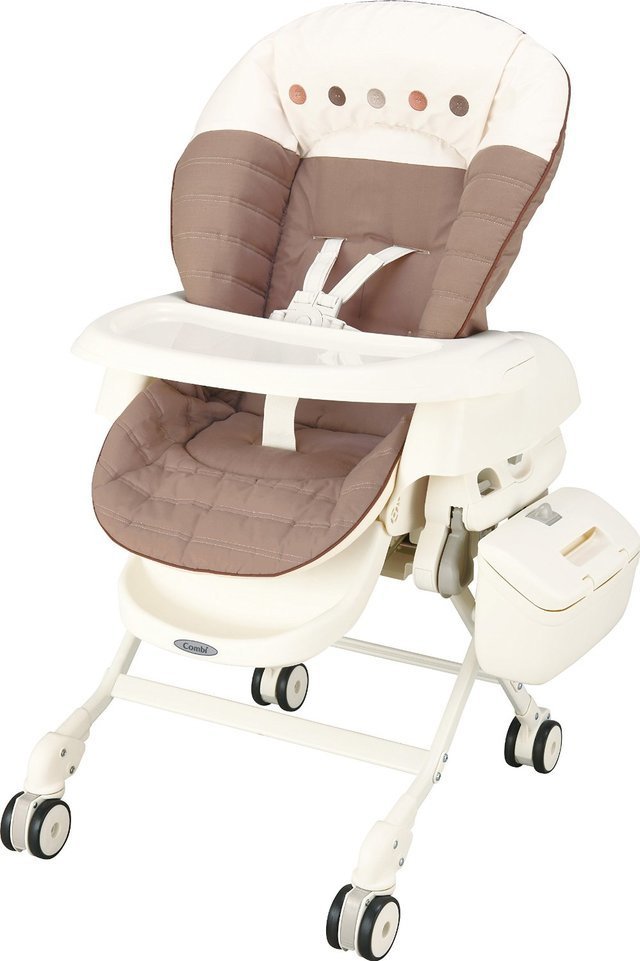 コンビ Combi ハイローベットチェアー ネムリラ AUTO SWING エッグショック BE ココアブラウン (新生児~4歳頃対象) サイレントスウィング機能搭載,二人目 ,出産,必需品