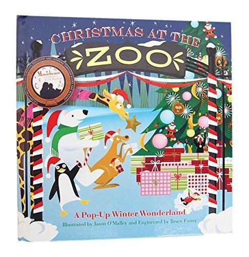 JUMPING JACK PRESS クリスマス ポップアップブック (Christmas at the Zoo) JJP101,飛び出す,絵本,