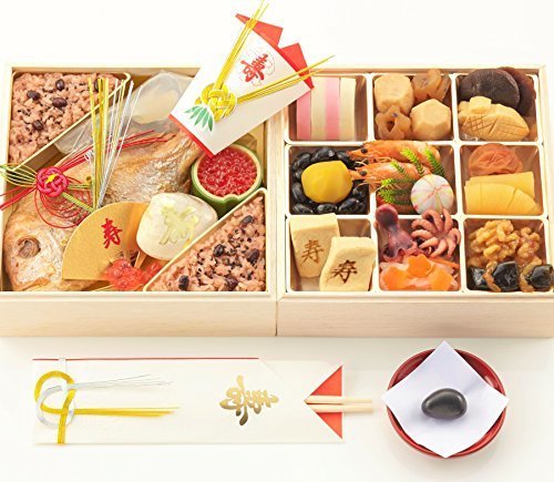 お食い初め豪華二段セット 日本橋正直屋 和食伝統料理の老舗 これ一つでお食い初めの儀式が出来ます,お食い初め,食材,