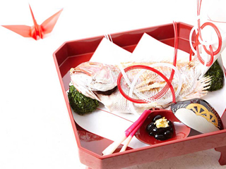 梅の花 お祝い懐石,お食い初め,やり方,順番