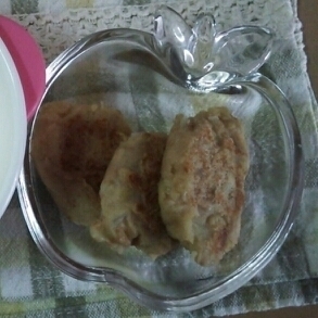 離乳食中期★じゃがいも納豆のおやき,赤ちゃん,納豆,