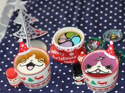 ジバニャンとフユニャンのクリスマスゼリー,手作り,妖怪ウォッチ,