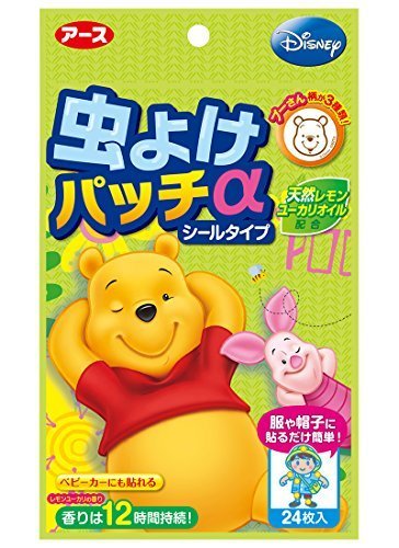 アース製薬 虫よけパッチアルファ 24枚,子ども,虫よけ,