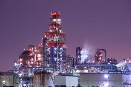「川崎工場夜景屋形船クルーズ」からの夜景,川崎,工場夜景,
