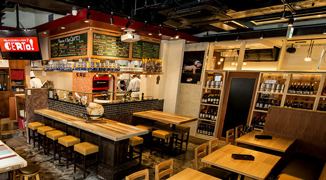 Pizzeria&Bar CERTO! 代々木八幡店の店内風景,代々木,ランチ,子連れ