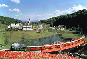 虹の郷のロムニー鉄道,修善寺,虹の郷,水遊び