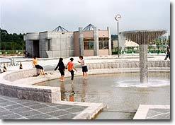とおや恵公園噴水,北海道,おすすめ,じゃぶじゃぶ池