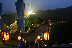 竜神峡 灯ろうまつり,竜神峡,茨城県,子ども