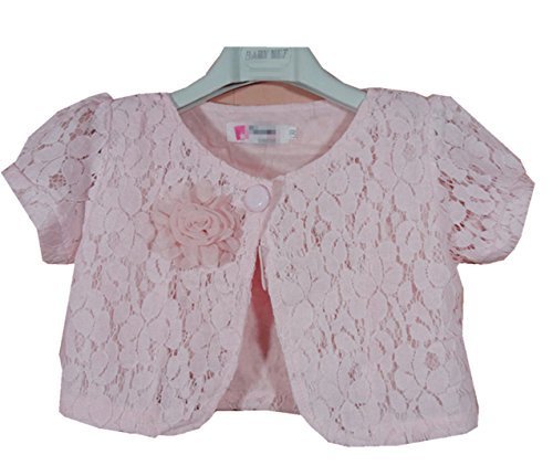 GoGokids 2016子ども服 子供フォーマル ふわふわケープ 女の子ボレロ キッズポンチョ レース 綿 半袖 ボレロ 結婚式 七五三 発表会 披露宴 パーティ 誕生会 フラワーガール 子供 キッズ ベビー (110cm, ピンク),キッズ,ボレロ,