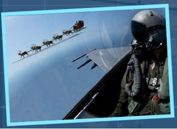 NORAD のジェット戦闘機,サンタ,追跡,2015