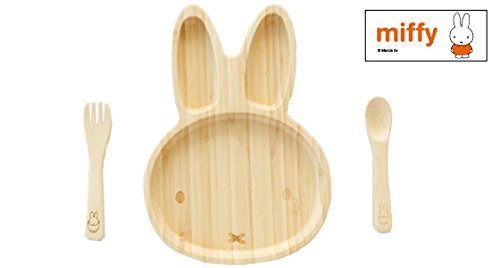 ミッフィーフェイスプレートセット 竹製食器 FUNFAM,子供,食器,おすすめ