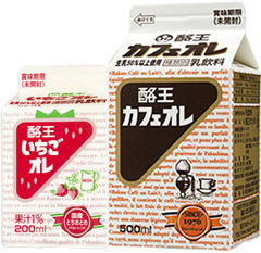酪農カフェオレと姉妹品の酪農いちごオレ,B1グランプリ,福島,グルメ
