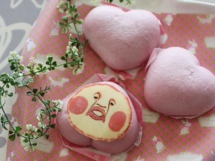 カクレモモジリにアレンジ生チョコまん,中華まん,アレンジ,かわいい