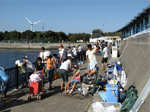 江東区立若洲公園の釣り施設,若洲公園,キャンプ,サイクリング