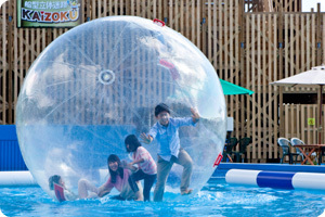 ウォーターバルーン,伊豆ぐらんぱる公園,子ども,アトラクション