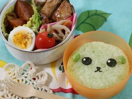 枝豆しばの丸弁当,節分,簡単,キャラ弁