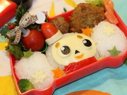 チェブラーシカフェイス弁当,白い,チェブラーシカ,キャラ弁