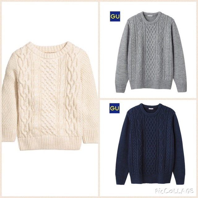 ,H&M,GU,コーデ
