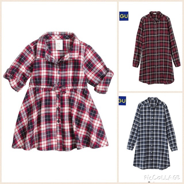 ,H&M,GU,コーデ