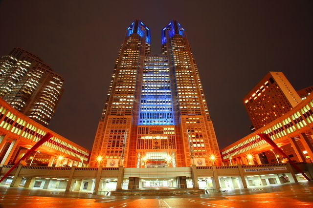 都庁,夜景,100選,東京