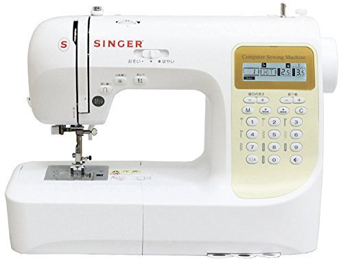 SINGER コンピューターミシン 文字縫い機能搭載(ひらがな・数字・アルファベット・漢字) 模様数207種類 フットコントローラー付き SN777DX,ミシン,初心者,
